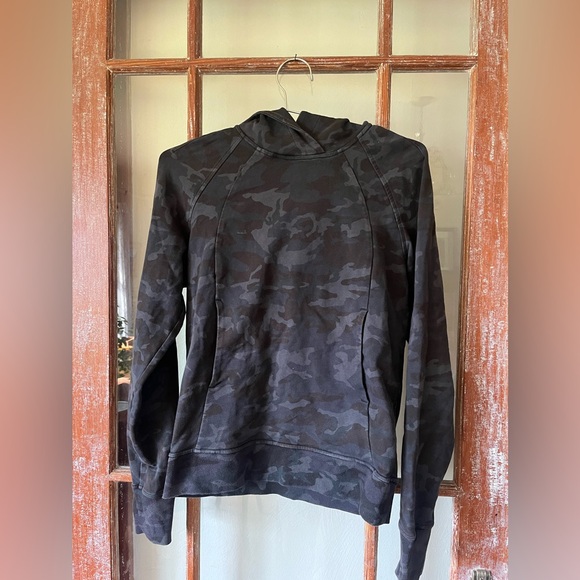 Lululemon Black Camo Scuba Hoodie - Picture 3 of 3